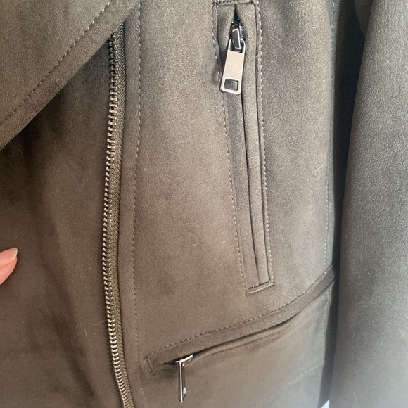 Banana Republic Vegan Suede Moto Jacket - Picture 5 of 9